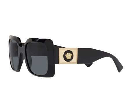 versace sunglasses gb1 87|Versace VE 4405 GB1/87 Black Plastic Rectangle Sunglasses .